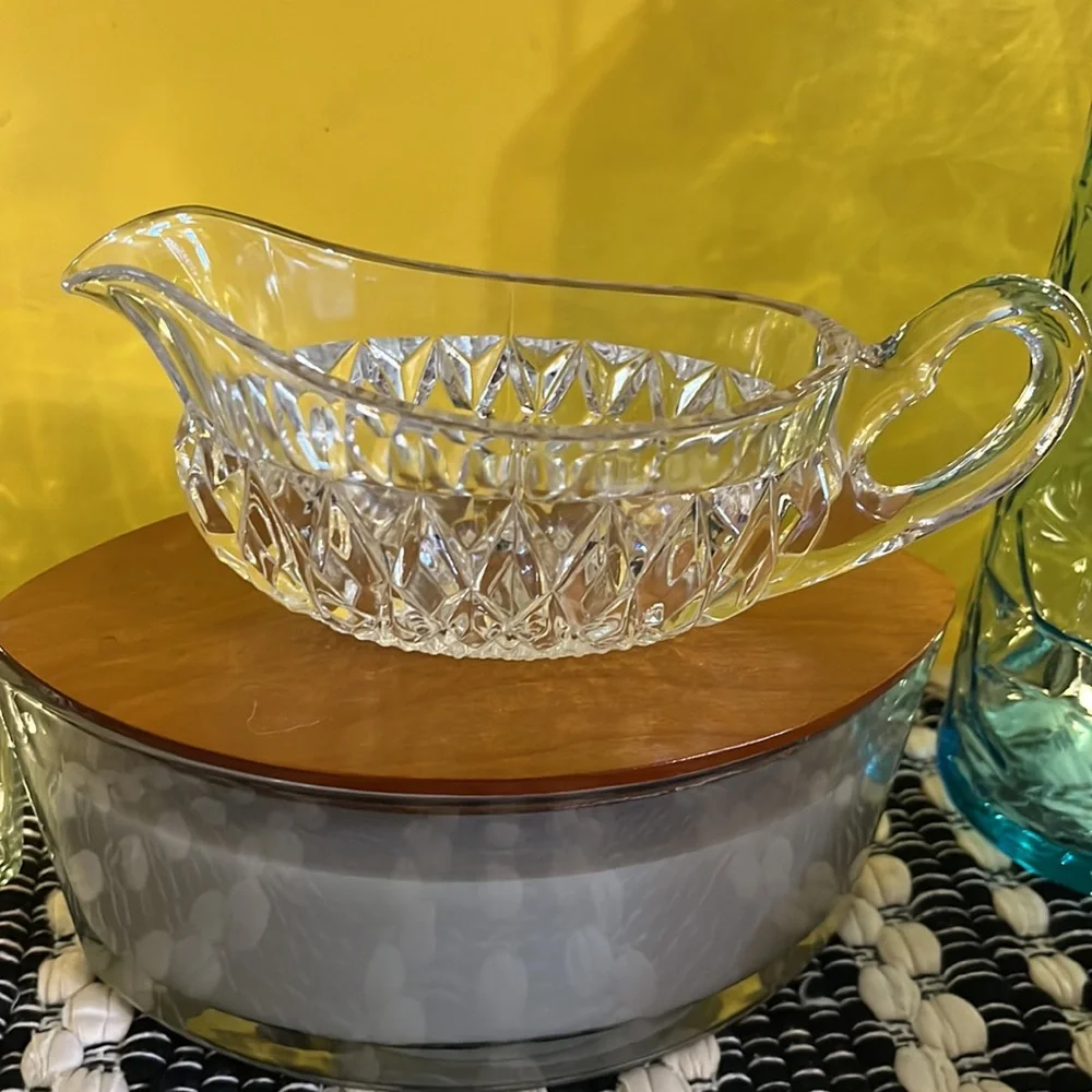 Crystal Gravy Boat